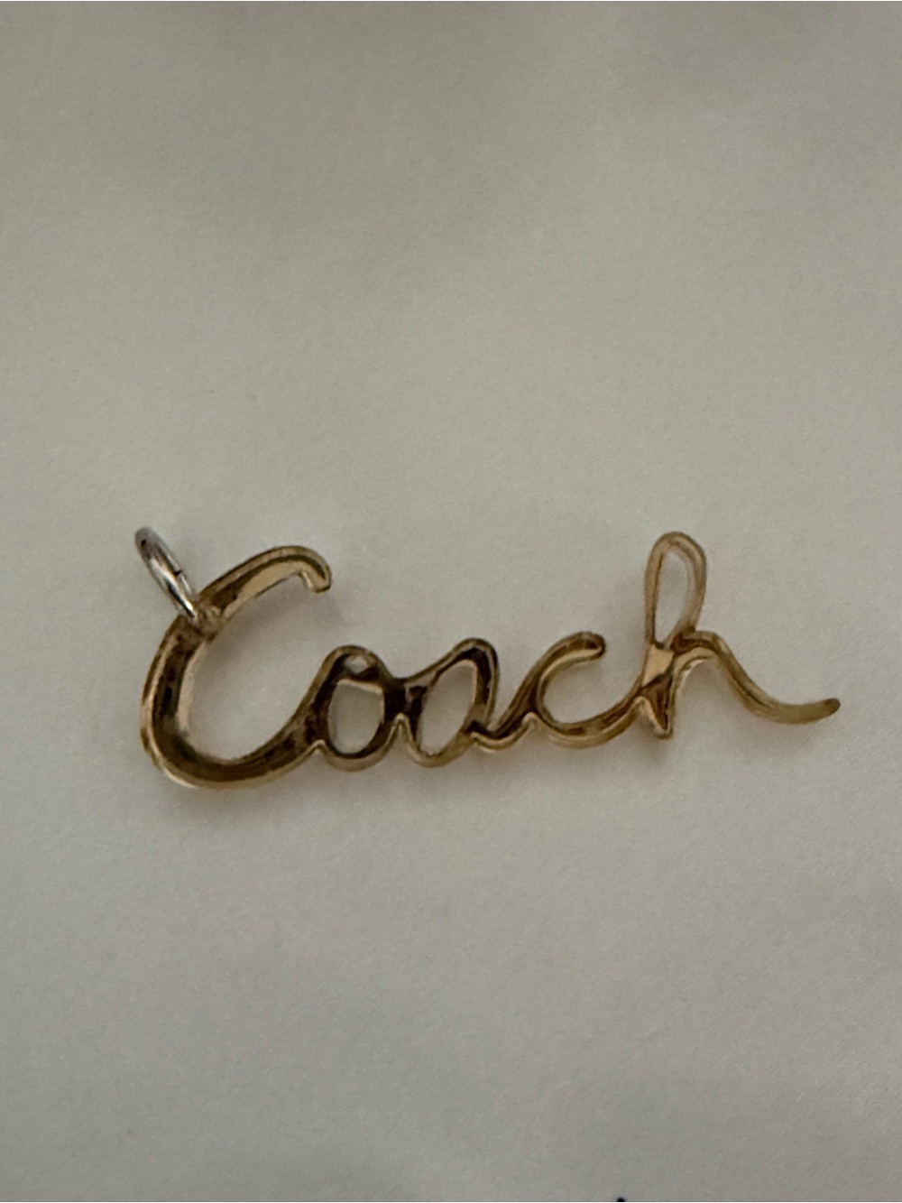 Coach Y2K Cursive Script HANGTAG!